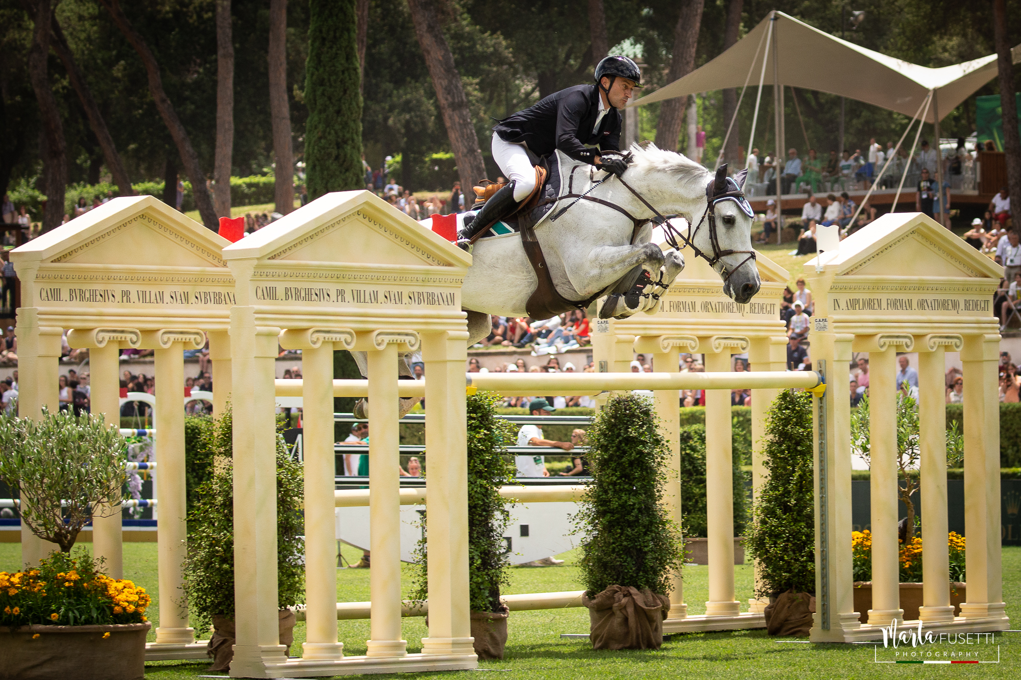 Piergiorgio Bucci on Cochello - Piazza di Siena - 89° Csio Roma