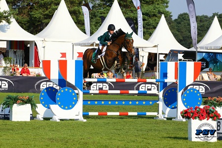 Fontainebleau 2018, Rhys Williams claims gold in Children showjumping final 1 18N331 0264