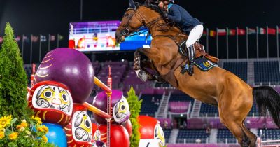 TOKYO 2020 OLYMPIC GAMES - Jumping Team Qualifier 1 2000 pix Malin B FEI credits photo