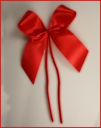 Fiocchi rossi in campo per chi ama il cavallo 1 5 grande fiocco rosso per limballaggio del regalo