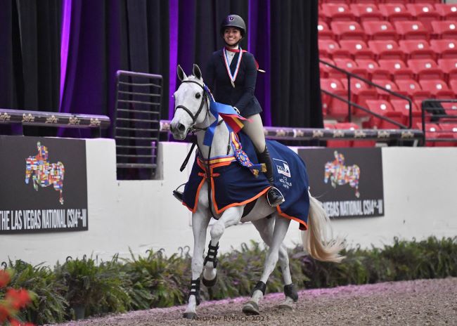Alissa Brandt Earns Her Biggest Win in WCE Medal Finals at Las Vegas National CSI4*-W 1 Alissa Brandt Photos by Andrew Ryback Photography