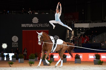 Anna Cavallaro ITA Madrid Horse Week 2016 World Cup 1