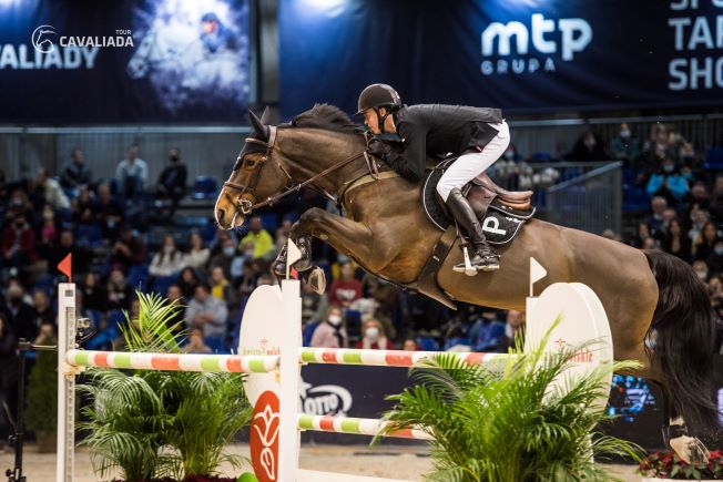 Lucas Porter wins the CSI3*W Poznan Middle Tour Final 1 Cavaliada c