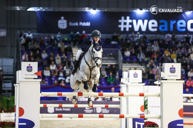 Home rider Maksymilian Wechta was victorious in the Grand Prix of CSI3*-W CAVALIADA Poznań. 1 Cavaliada c