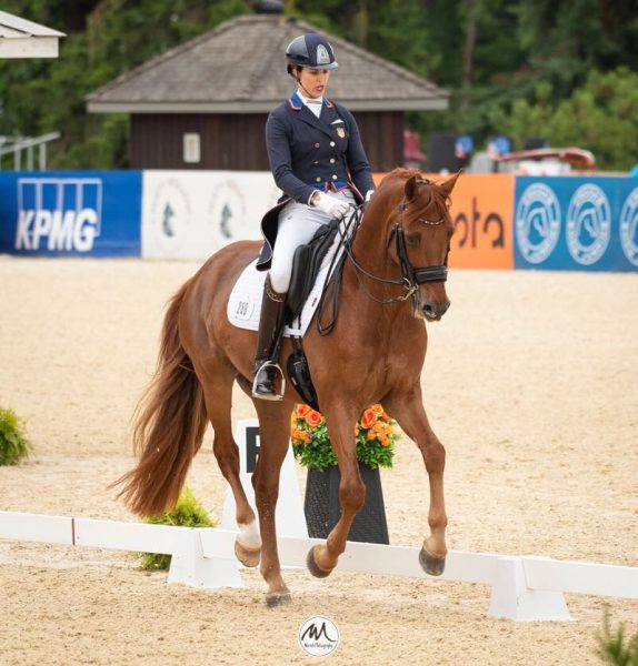 Jennifer Williams and Joppe K. Photo ©Marion Cox/Divine Equine - CDI3* Vancouver - Canada