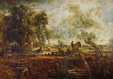 Arte: il Cavallo al salto di John Constable . 1 Constable Studio per cavallo al salto 0