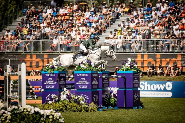 Double Take! Team Ireland Takes the CSIO5* Longines FEI Jumping Nations Cup™ of Canada—Again 5 Daniel Coyle and Gisborne VDL Photo tbird Mackenzie Clark