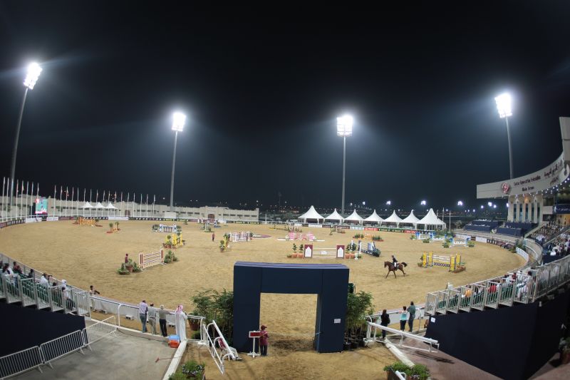 CSI5* Doha: oggi nella gara da 1.45 e 1,50m esordio di Paolo Pomponi con Jaguar de Garred e Quito 1 Doha Arena SJ