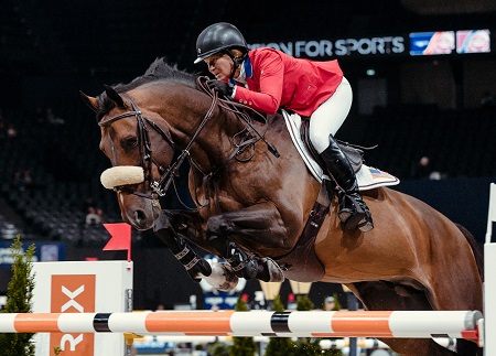 Elizabeth Madden USA riding Breitling LS credits Cristophe Taniere
