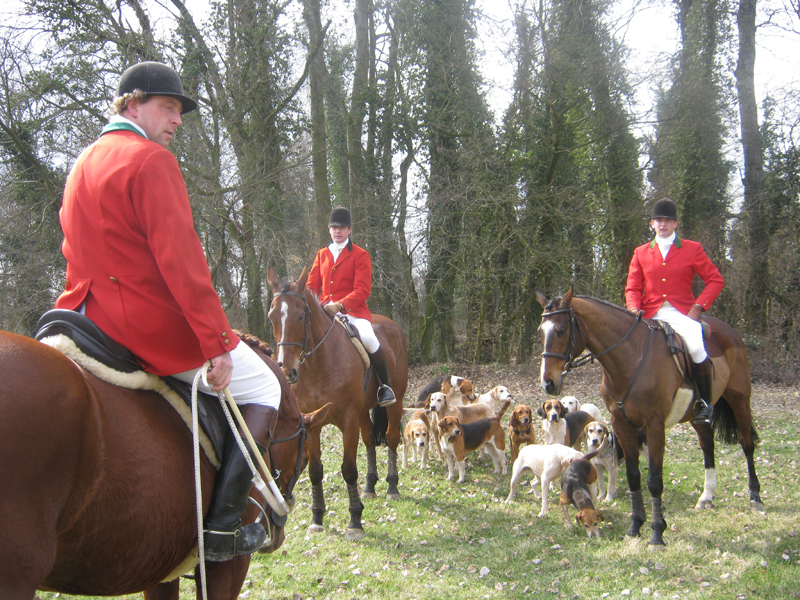 Milanese hunt rides out again 1 Equipaggio Caccia Boscone per Sizzano010 043
