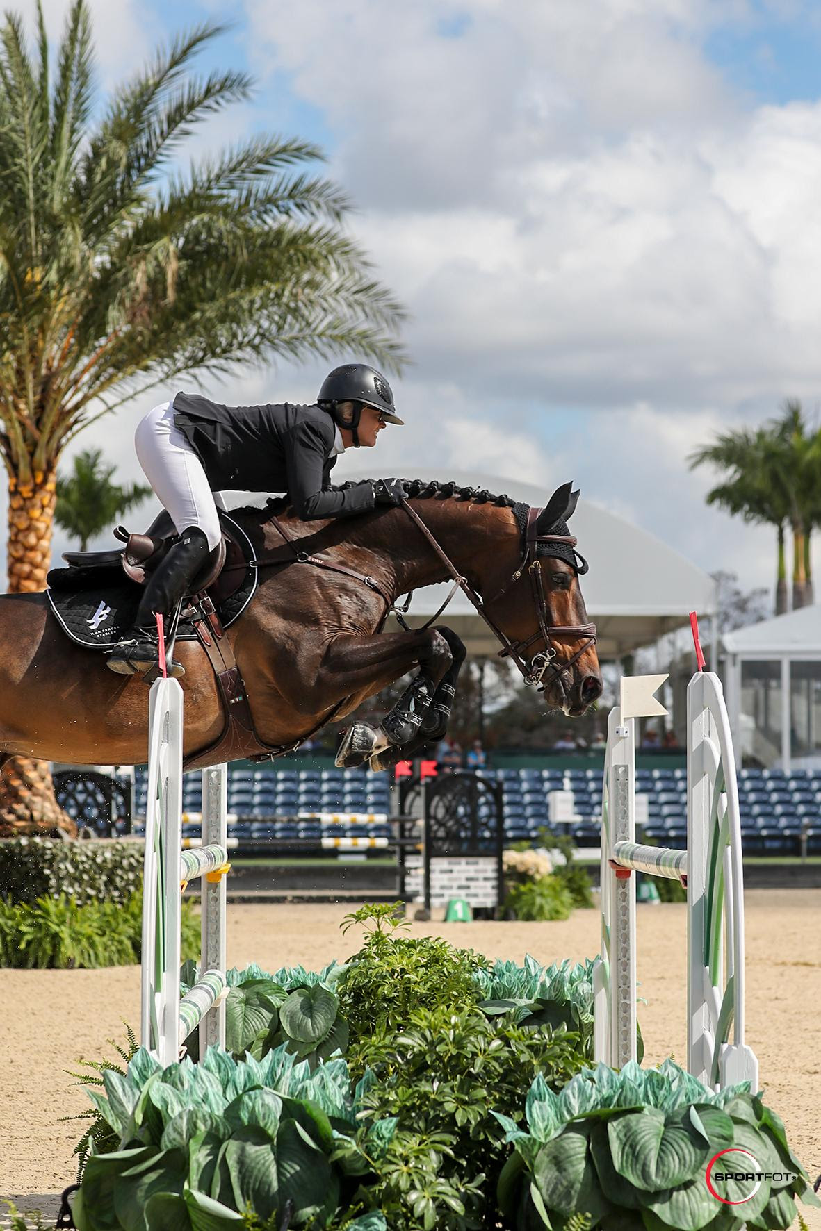 WEF 2022: Erynn Ballard e Nanini vincono la CSI5* da 1,45m, beene de Luca 1 Erynn Ballard and Nanini van dAbelendreef © Sportfot