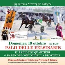 The city of Bologna preparing for a day of celebration at the Arcoveggio racetrack. 1 Felsinarie 1