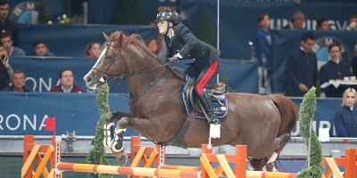 Filippo Marco Bologni ITA Quidich de la Chavee Jumping Verona 2017 foto Stefano Grasso Jumping Verona