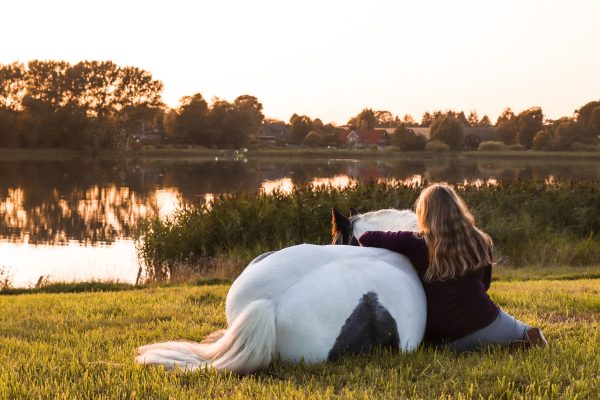 A girl and her horse