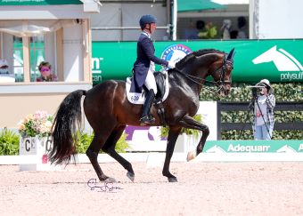 Sabine Schut-Kery in vetta alla classifica del FEI GP Special CDI3* di Wellington presentato da Iron Spring Farm 1 GPSabineSchutKery.Sanceo©SusanJStickle