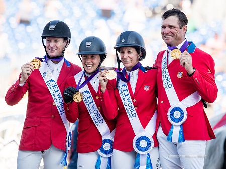 Golden USA showjumping Team Weg 2018 credits Shannon Brinkmann
