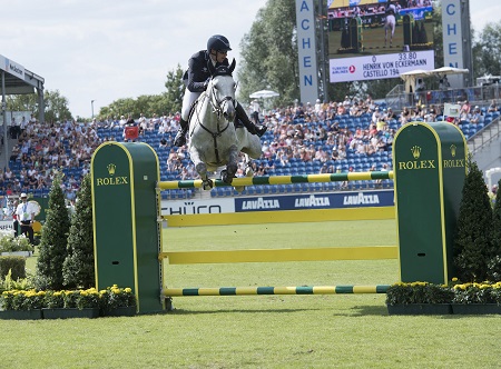 Henrik von Eckermann clinched the Turkish Airlines-Preis von Europa title 1 Henrik von Eckermann SWE Turkish Airline Prize CHIO Aachen 2018 credits Rolex Kit Houghton 0