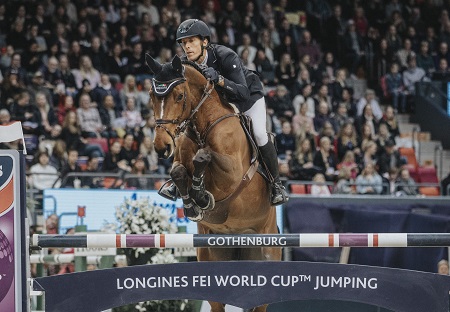 Henrik von Eckermann SWE riding Mary Lou Gothemburg 2018