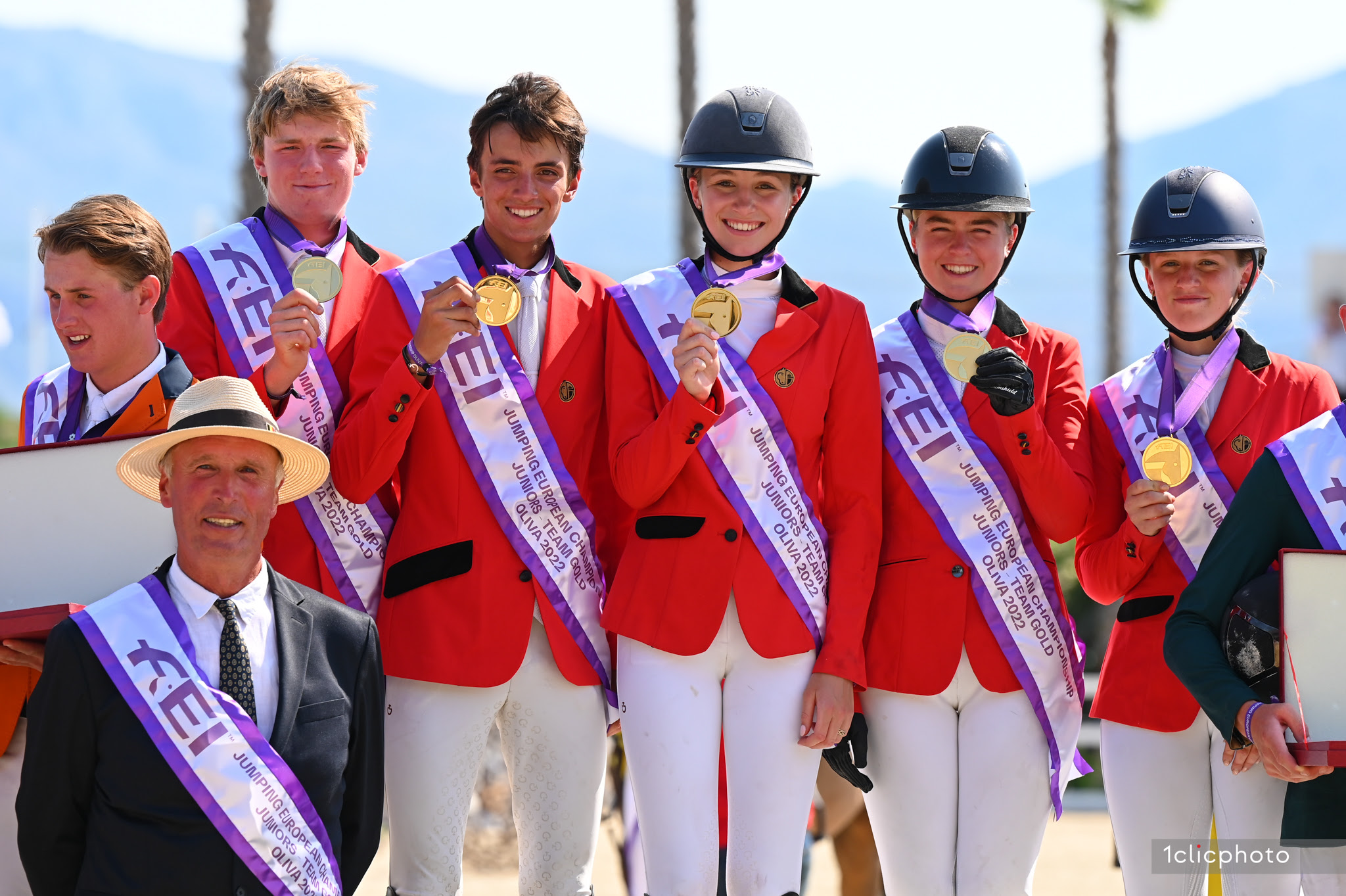 Team Belgium wins gold at the FEI Jumping European Championship for Juniors 2022 in Oliva Nova 1 Herve Bonnaud 1clicphoto