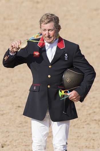 Individual Gold Medalist Nick Skelton GBR Podium 1