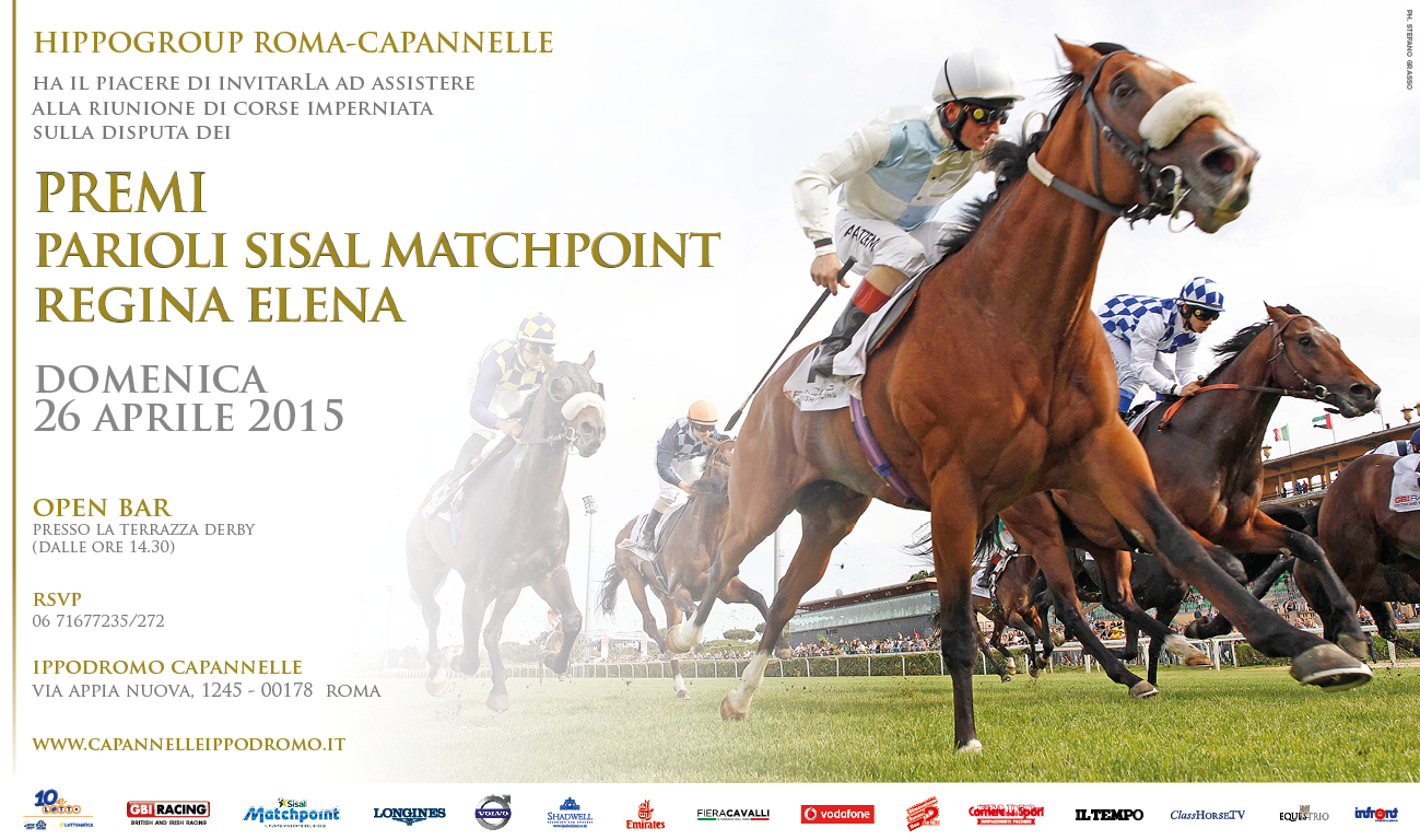 IPPICA: Parioli e Regina Elena 1 Invito Premio Parioli e Regina Elena