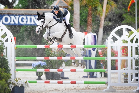Fei World Cup 2018, US line-up for Paris final 1 Kristen Vanderveen USA riding BullRuns FaustinodeTilli Ocala World Cup winners credits FEI Erin Gilmore 1