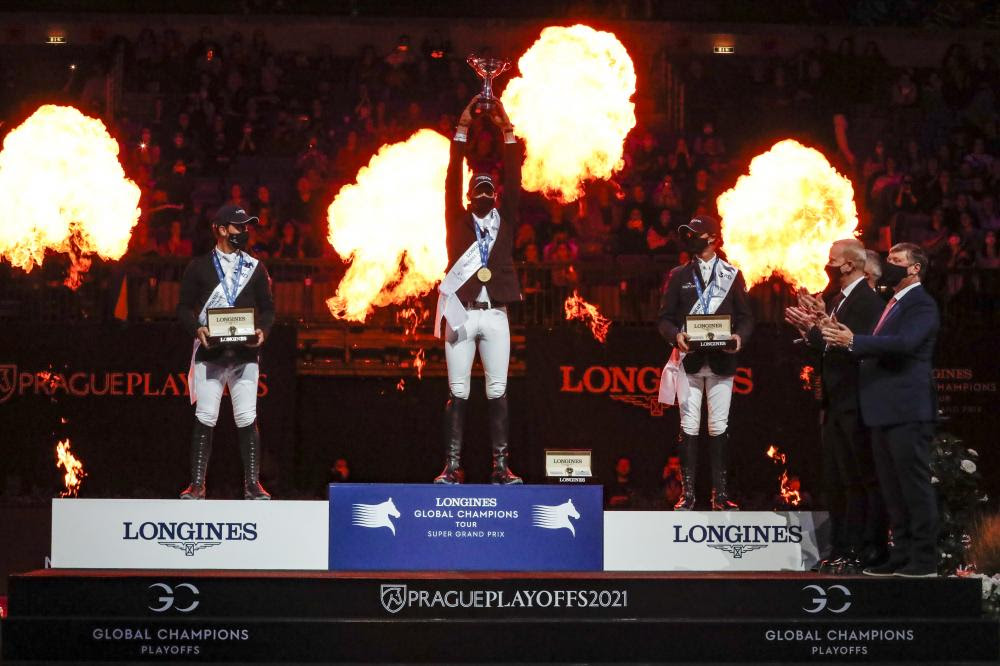Supersonic Swedes Henrik von Eckermann and King Edward Crowned €1.25 million LGCT Super Grand Prix 1 LGCT c PRAGUE PLAYOFFS