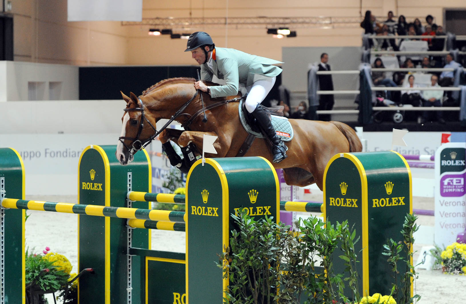 Verona Rolex FEI World Cup™: Ludger Beerbaum a segno nel Premio SNAI 1 LUDGER BERBAUM su COLEUR RUBIN 1