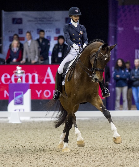 Laura GRAVES USA VERDADES in The FEI World Cup Dressage Final Grand Prix Freestyle 2017 credits FEI Cara Grimshaw 1