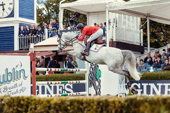 Laura Kraut CSIO Dublin 2017 photo Tony Parks