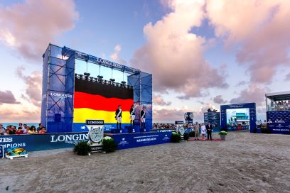 Katrin Eckermann trionfa a Miami Beach mentre Ludger Beerbaum mantiene la leadership della classifica LGCT 5 Longines Global Champions Tour C