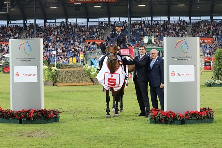 Young Horses, Stephex Stables dominates in Aachen 1 Lorenzo De Luca ITA Sparkassen Youngsters Cup credits CHIO Aachen 0