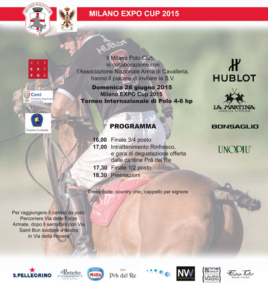 MILANO EXPO CUP 2015 INVITO 1