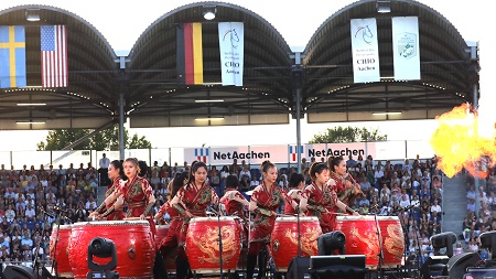 Manao Drums China CHIO Aachen 2018 credits CHIO Aachen Michael Strauch red