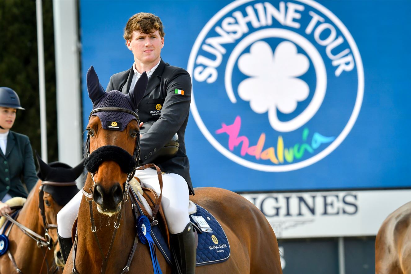 Andalucía Sunshine Tour: Sean Monaghan e EMS Adelaide primi nella 1.45m di sabato 1 Moises Basallote c