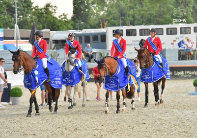 Italia seconda nella LONGINES EEF Nations Cup di Budapest, vittoria alla Germania 1 NationsCup Budapest 2021 EEF series semi final c 0