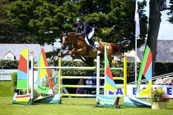 Nicolas Delmotte and Urvoso du Roch La Baule in 2021 c CSIO La Baule PSV