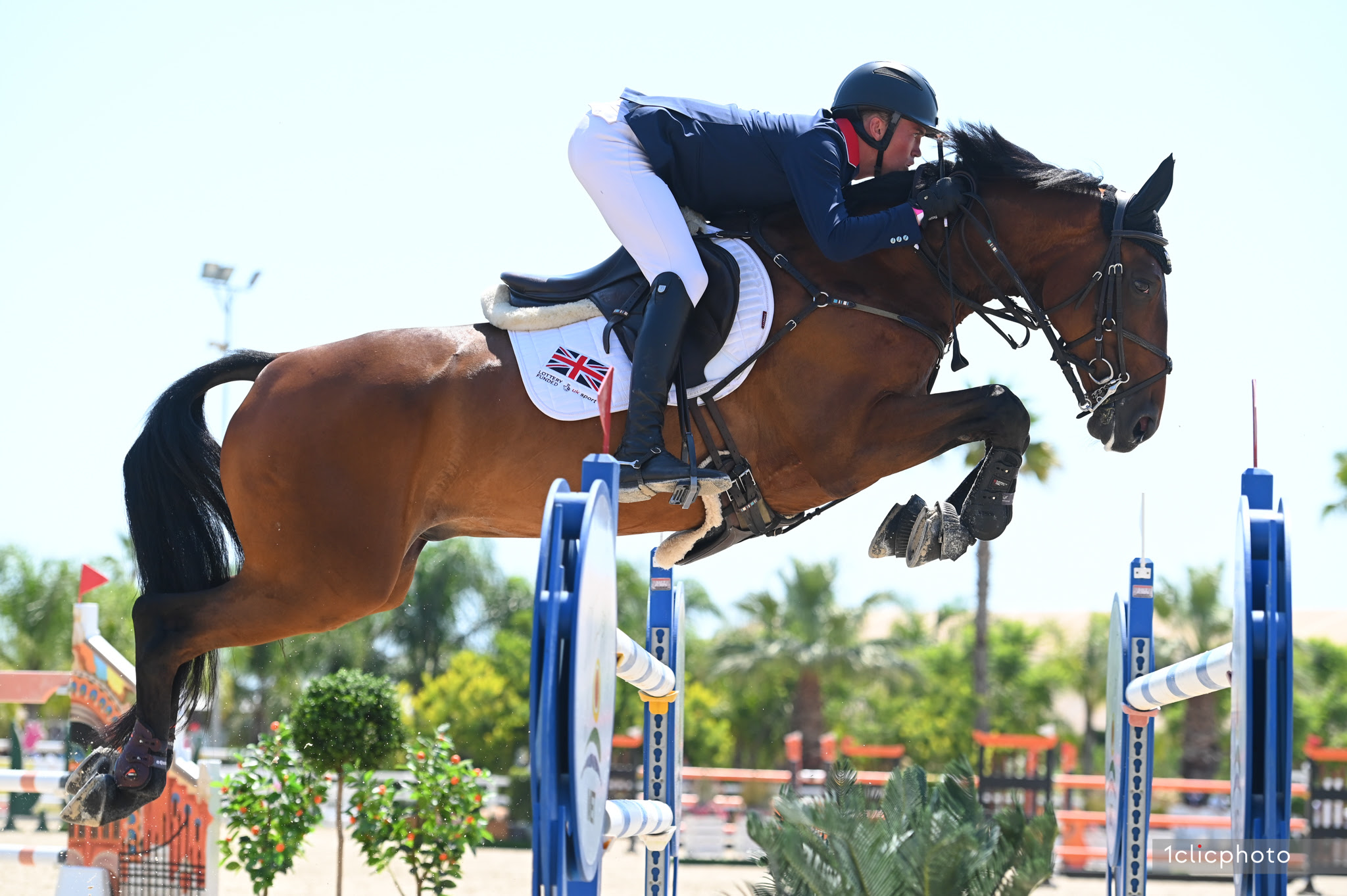 Great Britain takes the lead after the first round of the Young Riders' team final 1 Oliver fletcher 1clicphoto c