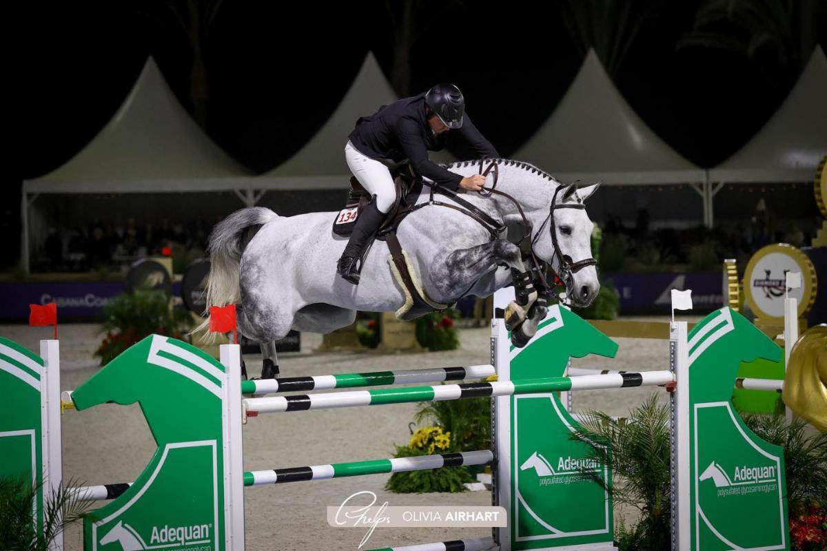 Jordan Coyle and Ariso Jump to Victory in the $230,000 Adequan® Major League Show Jumping Grand Prix CSI5* 1 Phelps Olivia Airhart c