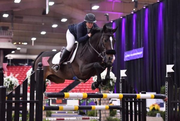 Jamie Taylor Jumps to Victory in $50,000 CSI4*-W 1.45m Las Vegas National Winning Round Jumper Classic 5 Photo by Andrew Ryback Photography Jamie Taylor