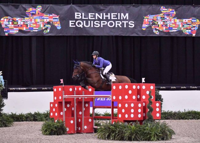 Lillie Keenan Captures the Win in the $40,000 CSI4*-W 1.50m Las Vegas National “All In” Speed Classic 1 Photo by Andrew Ryback Photography Lillie Keenan