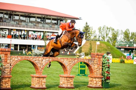 McLain Ward wins the Tourmaline Oil Cup 1 Photo c Rolex Grand Slam Ashley Neuhof
