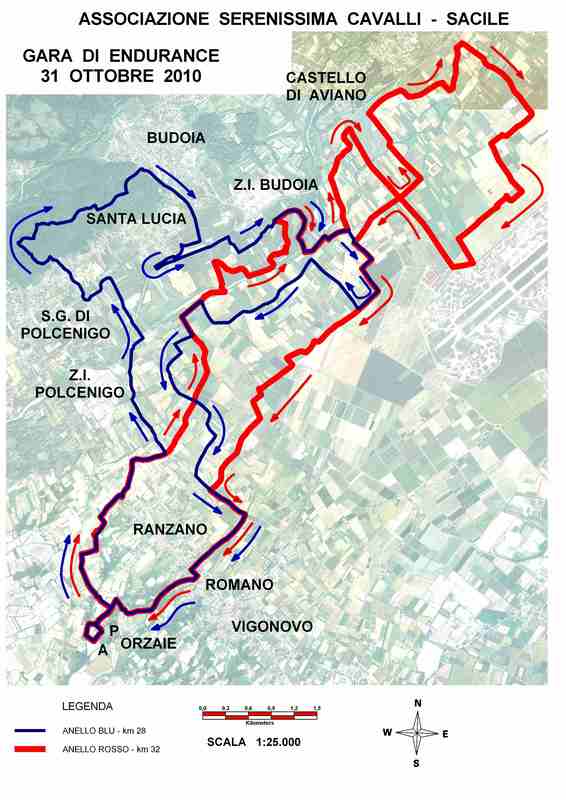 L’elvetico Ralph Durler si afferma nella CEI** 120 km di Fontanafredda in Friuli 1 Pianta gara Sacile 2010 anelli