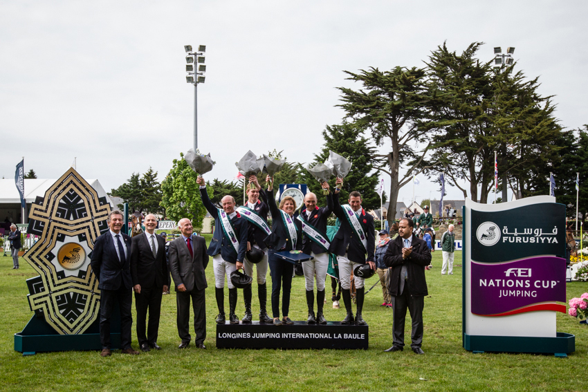 Nations Cup: Great Britain ride to victory in La Baule. 1 Podium La Baule 1