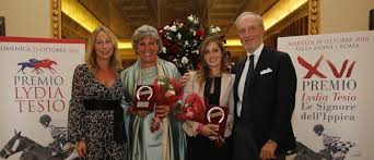 XVIII Premio Lydia Tesio Le Signore dell'ippica. In Campidoglio oggi la premiazione. 1 Premio Le signore dellippica