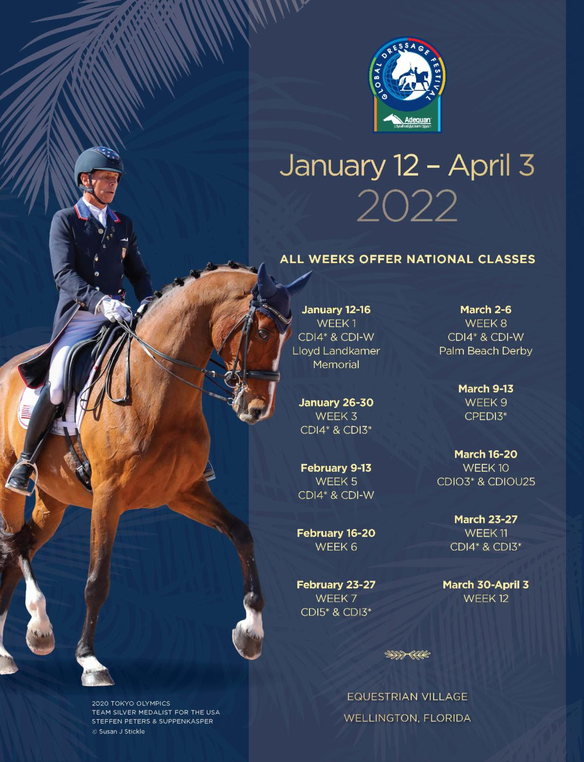 Prize list Adequan Dressage Festival