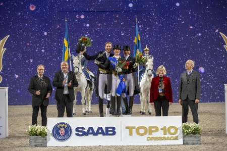 Dressage, tango e rock n'roll a Stoccolma nel Saab Top 10 Final dello Sweden International Horse Show 1 Saab Top 10 Final Sweden International Horse Show 2018 credits Roland Thunholm
