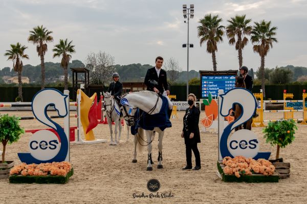 CES Valencia: Edward Levy vince la CSI2* 1.45m LR, Italia sul podio del Trofeo Click Rent 1 Sandra Roch Studio c