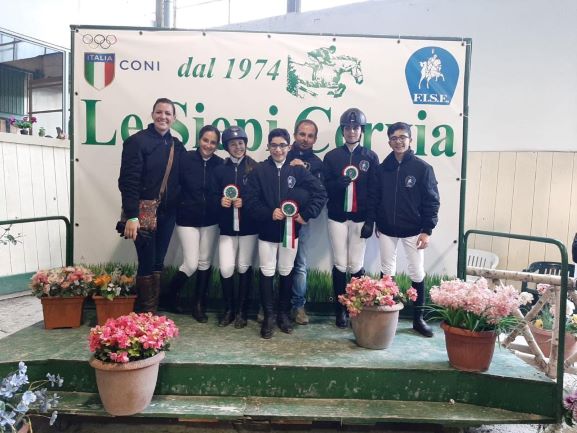 Coppa delle Regioni di Dressage alle Siepi di Cervia : storico quinto posto per la squadra sarda 1 Sardegna quinto posto dressage Cervia 2019