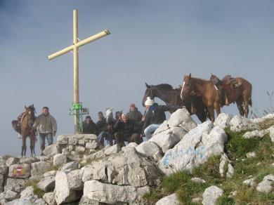 Horses scale Monte Miletto peak 1 Scalata Matese 1